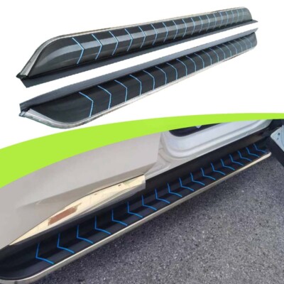 2Pcs Aluminum Running Boards Fixed Nerf Bars Side Step Fit for Kia EV3 2024-2025