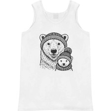 'Polar Bear Family' Adult Vest / Tank Top AV051689