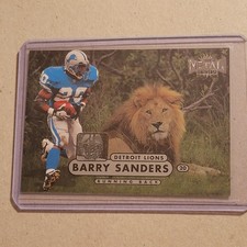 1998 SkyBox Metal Universe Barry Sanders Detroit Lions #20