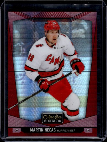 2024-25 O-Pee-Chee Platinum #94 Martin Necas Red Prism #/199