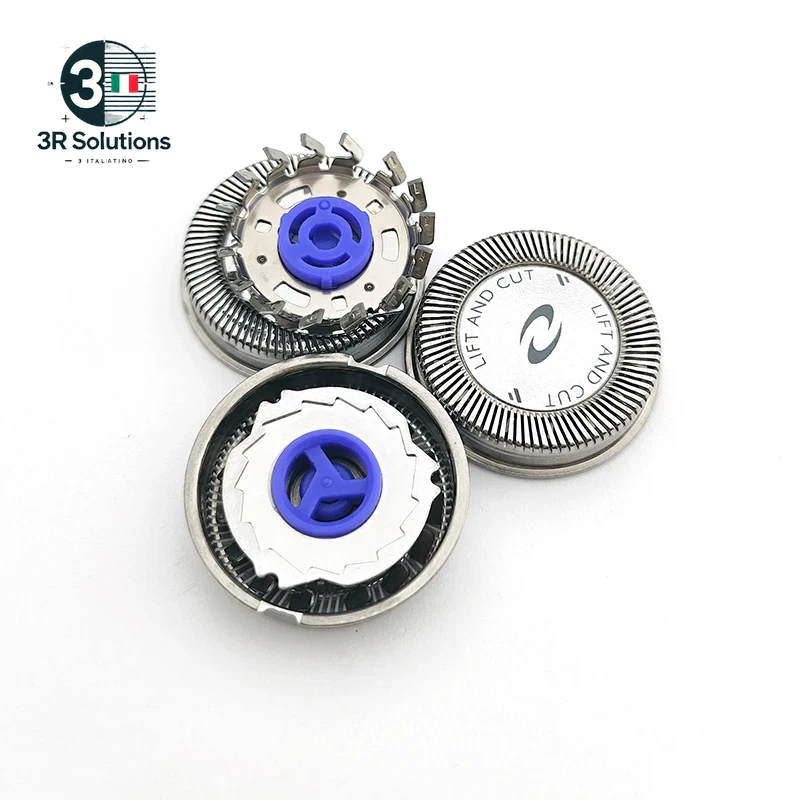 3 Pz HQ3 HQ4 Testina Di Ricambio Lama Di Rasoio per Philips Rasoio HQ56 HQ55 HQ4 - Immagine 2 di 4