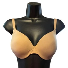SKIMS Smoothing Intimates Full Coverage Lightly Lined Bra Clay Tan Nude 36D 34DD