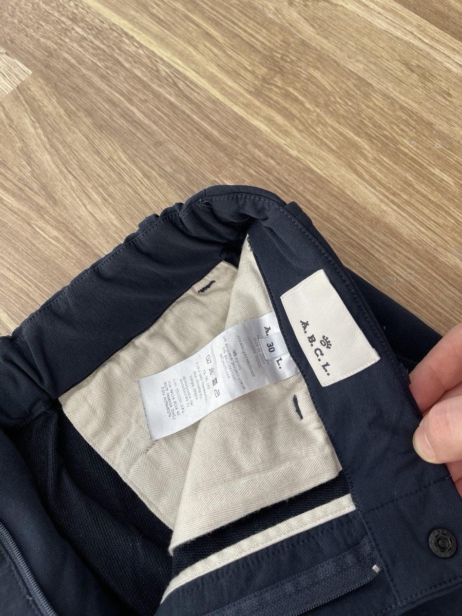 A.B.C.L. Garment Men's Navy Japanese Fabric Chino size 30 | eBay