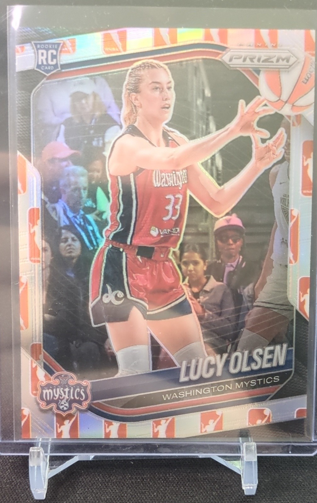2025 Panini Prizm WNBA - Lucy Olsen #104 WNBA Logo Prizm (RC)