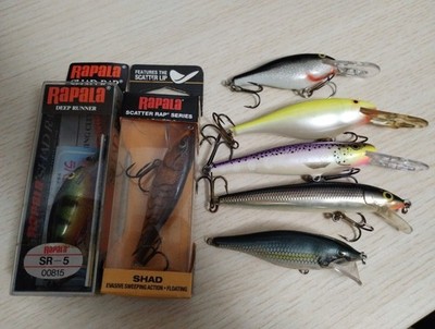 Rapala lures, set of 7