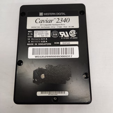 WESTERN DIGITAL CAVIAR 2340 WDAC2340-14H 341.2MB HARD DISK DRIVE HDD VINTAGE
