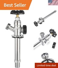 Professional Grade 4-Inch Chrome Sillcock - Reliable Outdoor Water Access