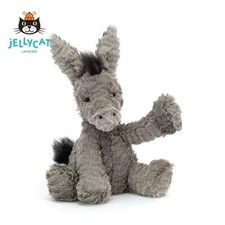 NEW JellyCat Fuddlewuddle Donkey Plush Toy With Tag Animal Dolls Rare Party Gift