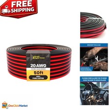 High-Performance 50ft 20 Gauge OFC Wire - Ideal for DIY Automotive Electronics