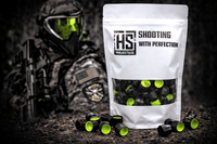 Hs Projectiles V4 Magfed Projektile .68 Schwarz Gelb 100 Paintball