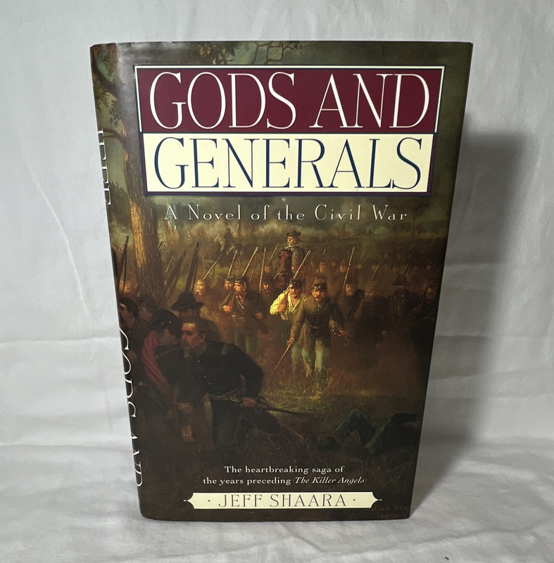 Jeff Shaara Gods and Generals Civil War Novel HC 1st Ed 1996 Signed 2X