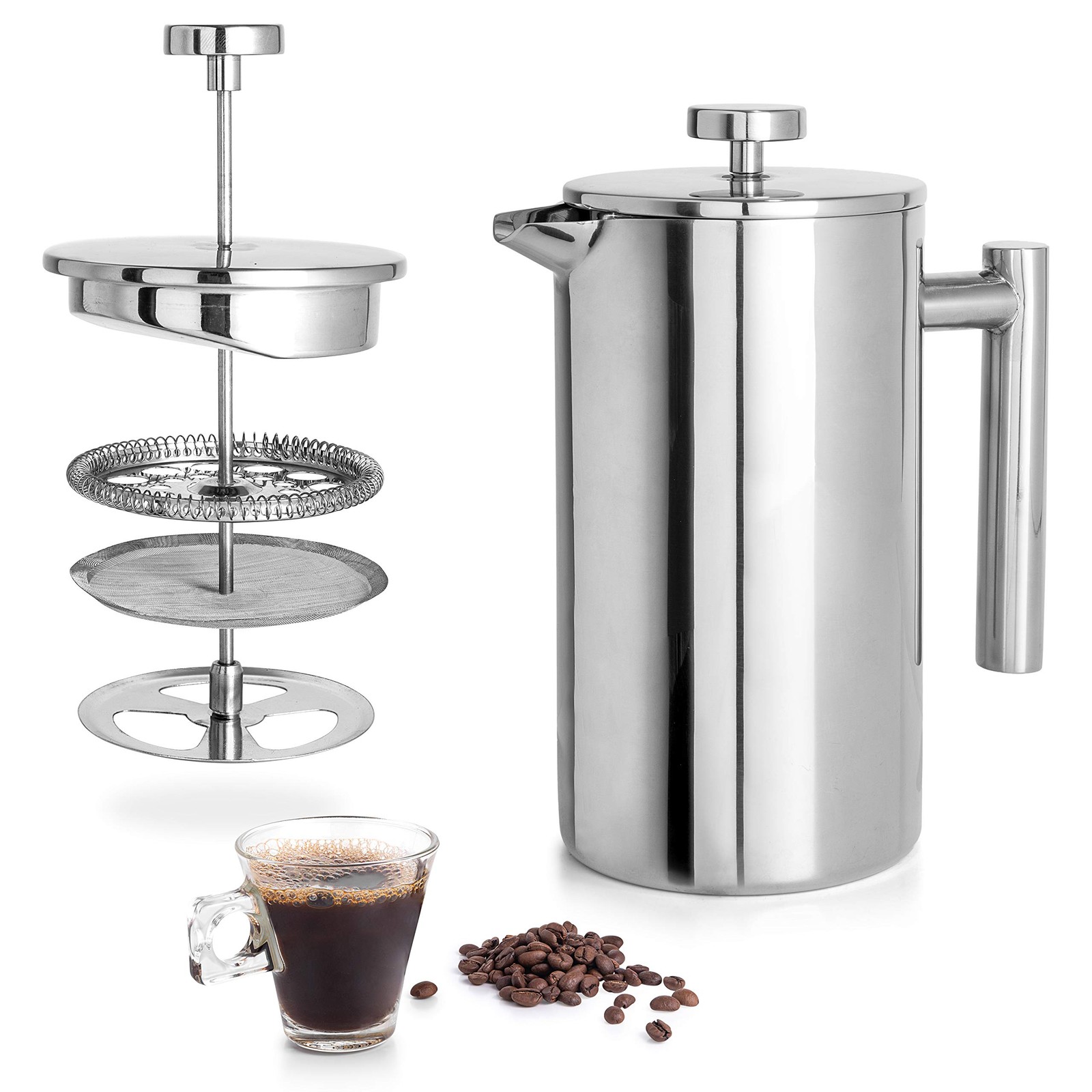 Coffee Maker 27 Oz 800 Ml, Double Wall Insulated