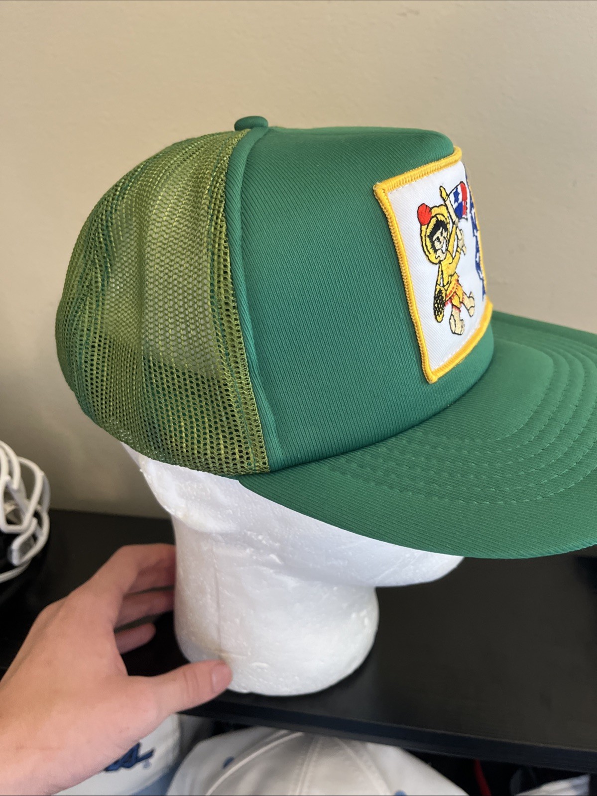 Panama Hat Adjustable Snapback Green - image 8