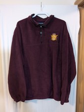 Minnesota Gophers 2002 Vtg 2X Fleece Maroon Sweatshirt Pullover 1/4 Zip