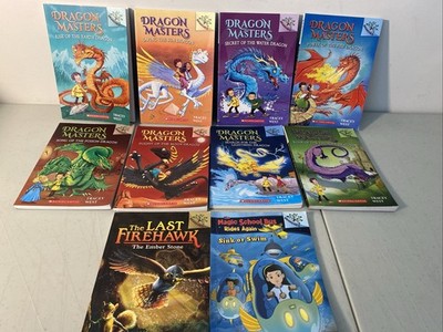 BOOKS 1-8 Dragon Masters Tracey West Paperback Series ~ Plus 2 Extra ~ Branches