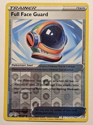 2021 Sword & Shield Evolving Skies Full Face Guard 148/203 Reverse Holo