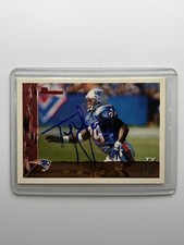 Bowman 1995 Ty Law Draft Pick 1st Round Rookie Autograph Patriots NFL Card. rookie card picture