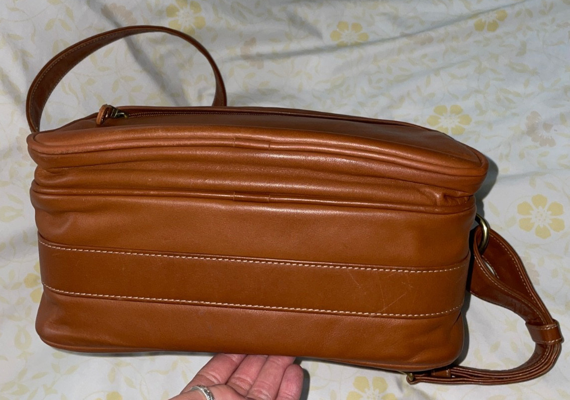 COACH Vintage 9920 Tan Leather Commuter Carryall Bag-UNISEX-RARE FIND image 6