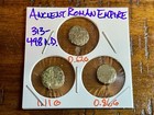 ⚔️ Lot of 3 Late Ancient Rome Bronze Follis Coins 313-498 AD (Unidentified) — photo 1