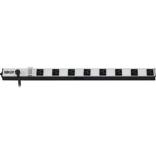 Tripp Lite 8-Outlet Power Strip 24 In. Length 10Ft Cord 5-15P Plug Metal