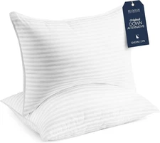 Beckham Hotel Bed Pillows Standard/Queen Size Set of 2 - Down Alternative Pillow