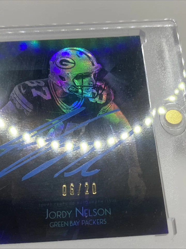 2015 Topps Diamond #DAPC-JN Jordy Nelson Veteran Patch Auto #/20 Packers SP SSP - Image 2 of 3