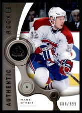 2005-06 SP Game Used #157 Mark Streit #/999 Rookie