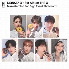 MONSTA X The 13th Mini Album THE X Makestar 3rd Fan Sign Event Photocard KPOP