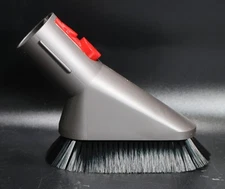Genuine Dyson Mini Soft Dusting Brush Attachment, Gray/Red