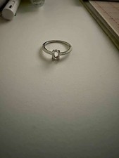 Sterling Silver Semi Mount Ring Setting Oval OV 7x5mm size 7