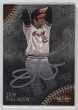 2018 Topps Tier One Prime Performers Silver Ink 7/10 Jim Palmer Auto HOF 2u5