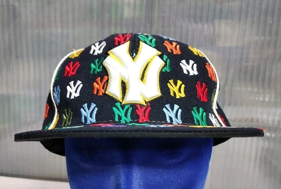 American Needle Vintage Bandanna New York Yankees MLB Fitted Hat Cap 7 3/8 Model - Image 3 of 4
