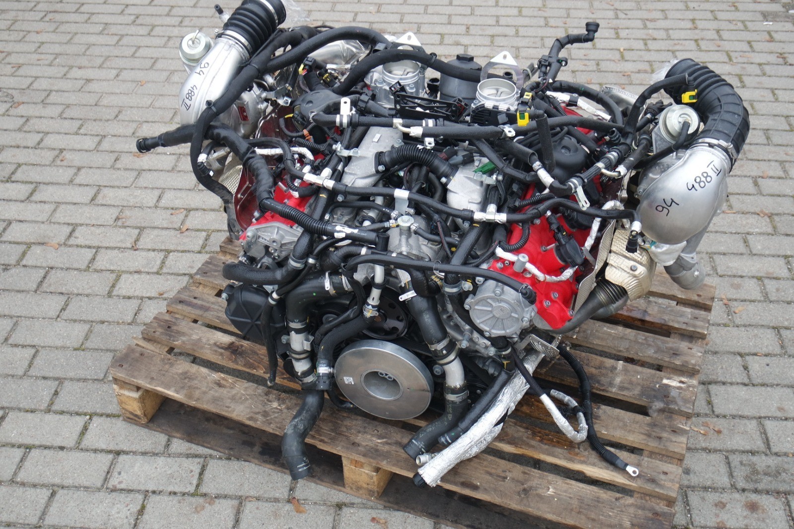 2018-2020 FERRARI 488 PISTA ENGINE COMPLETE 3.9L V8 F154CD