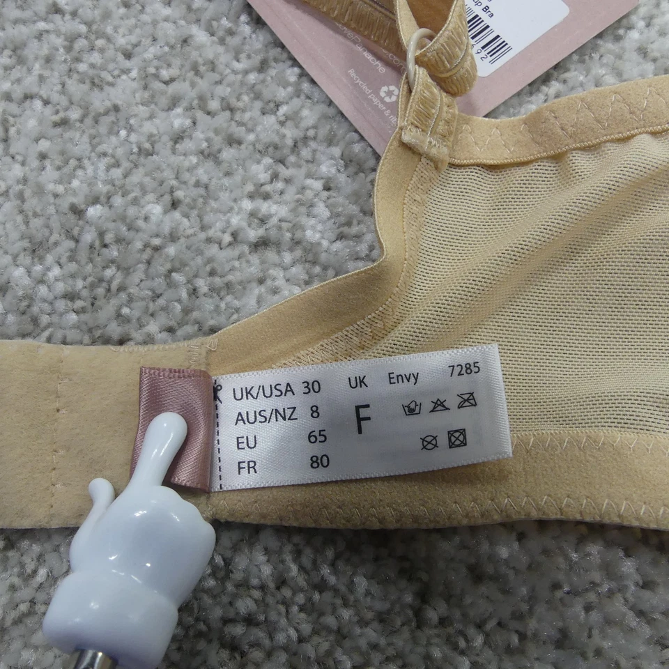 Sujetador Panache para mujer 30F beige con aros copa completa Envy 7285 Foto 4 de 4