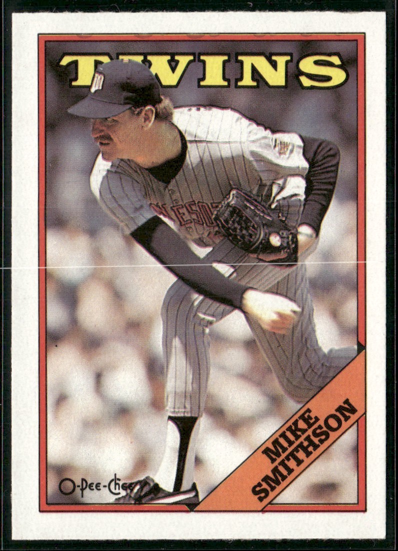 1988 O-Pee-Chee Mike Smithson Minnesota Twins #389