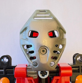 Lego Bionicle Kanohi Mask Pakari - Onua RARE Exclusive Retired SILVER