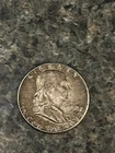 1952 Franklin Half Dollar 90% Silver Coin Circulated US Coin