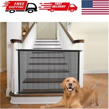 Durable 29  Tall Mesh Dog Gate - Secure Indoor Solution for Pets, 50  Wide