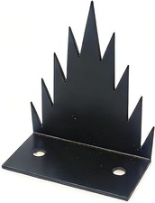 ANGEBOT 12er Pack Schwarz Anti Climb Zaun Wand Spikes Sicherheit Einbrecher Abschreckung Spikes