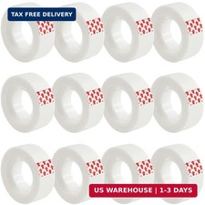 Invisible Tape,12 Rolls Tape Refills for Dispenser,3/4 X 1000 Inches