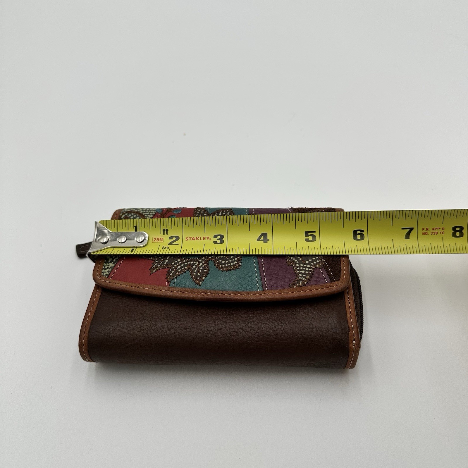 Fossil Wallet Women’s Patchwork Leather E2 Embroi… - image 6