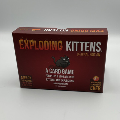EXPLODING KITTENS Original Edition Ages 8-11 2-5 Players