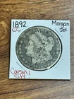 1892 CC Morgan Silver Dollar VG Very Good Carson City Mint Coin (Raw18067)