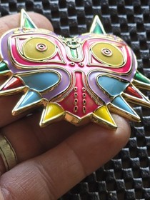 Legend Of Zelda Majora's Mask Challenge Moneda Medalla Nintendo GBA NES Tipo Raro #1