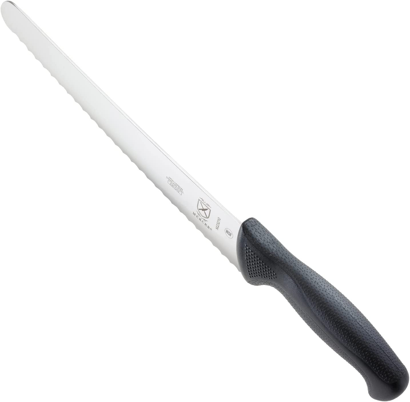 M23210 Millennia Black Handle, 10-Inch Wide Wavy Edge, Bread Knife