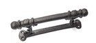 7 Inch Barn Door Handle Rustic Black Metal Pull for Gates Garages Sheds