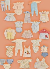 Vintage 70s 80s Baby Clothes Lot 25 Pieces Boy Girl Baby Clothes