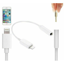 CAVO ADATTATORE CUFFIE IPHONE 7 8 X XS XR 11 12 13 14 LIGHTNING JACK AUX 3.5mm