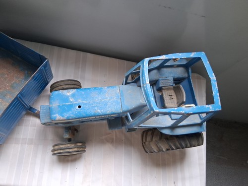Vintage Ertl Ford 9700 Blue Farm TW-10 The Big Blue Trailer See Pic - Picture 6 of 18