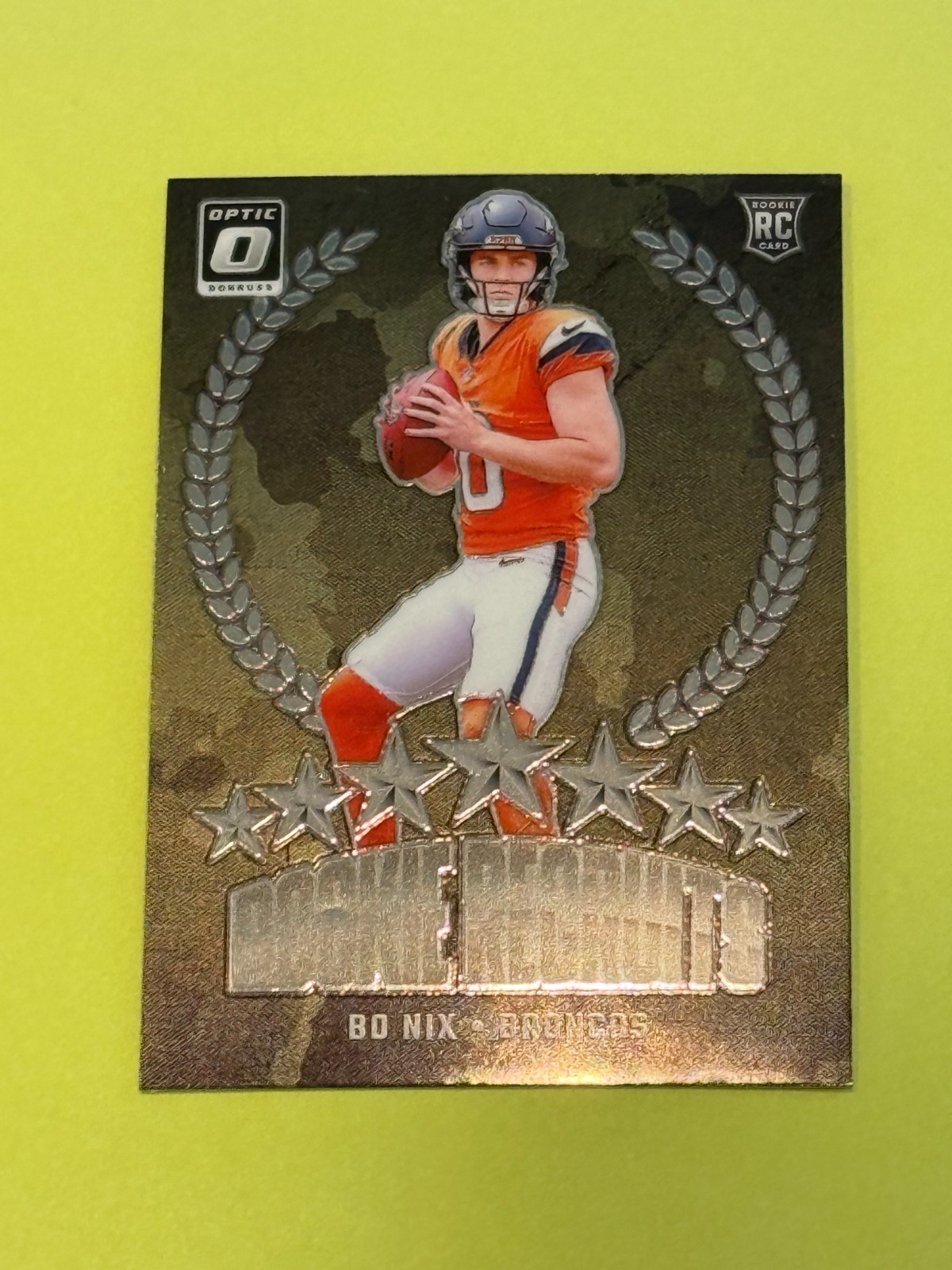2024 Donruss Optic Rookie Recruits Bo Nix Denver Broncos